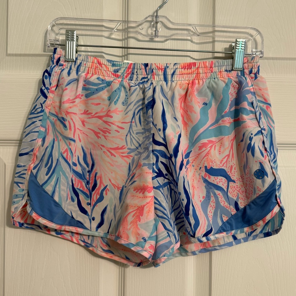 lilly pulitzer luxletic athletic shorts